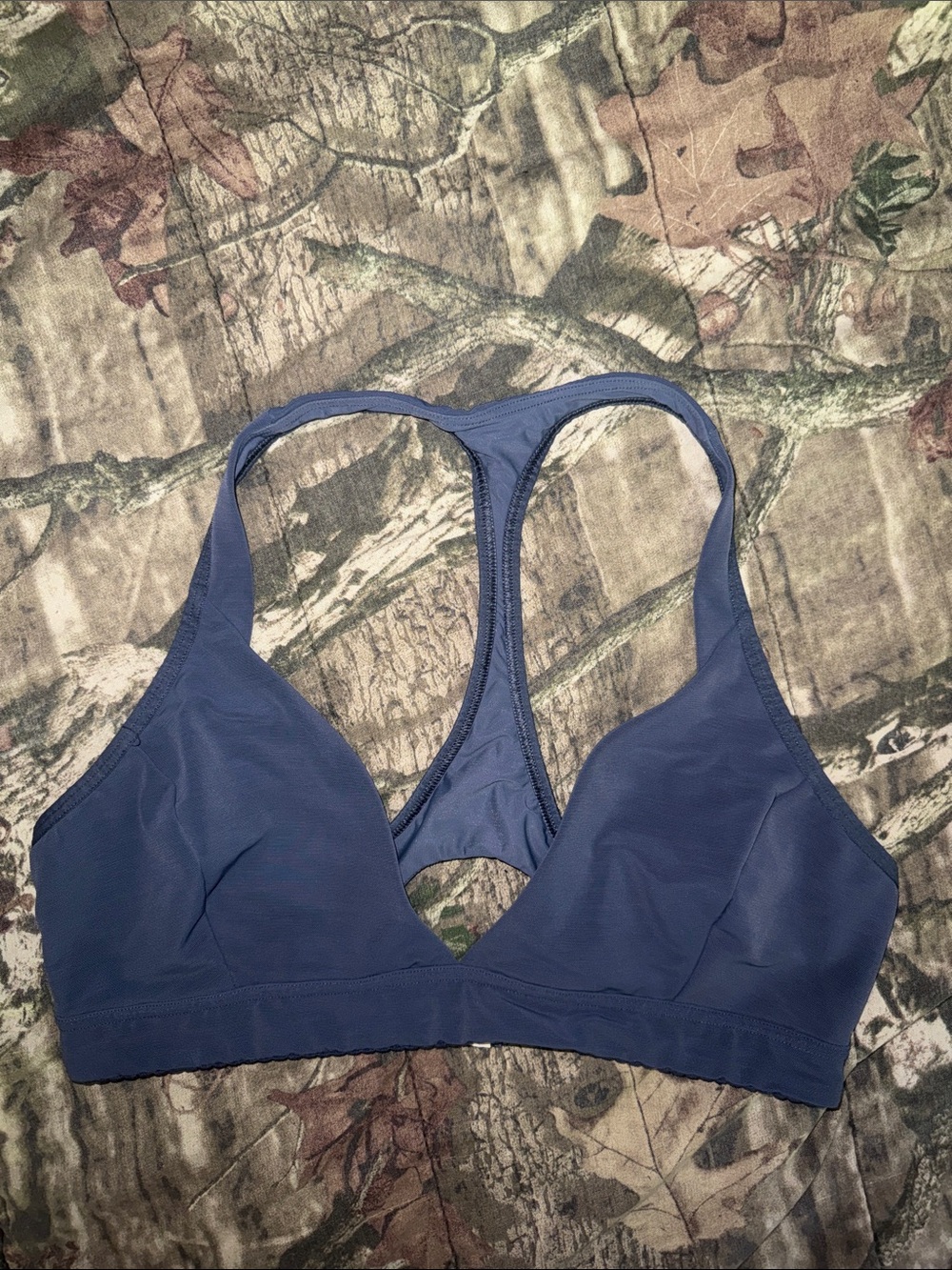 lululemon athletica Slate Blue Racerback Sports Bra